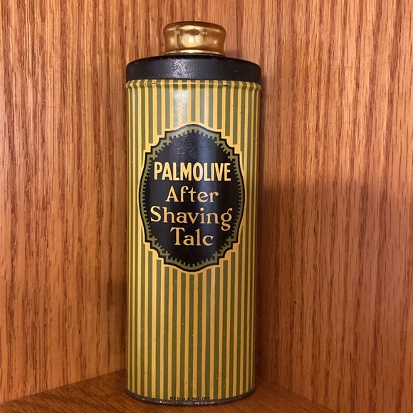 Vintage Palmolive After Shave Talc for Men Advertising Tin - Picture 11 of 16